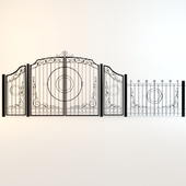 Wrought iron gate