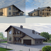 Chalet style house