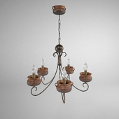 Chandelier made of ceramics Bellon Alfareros