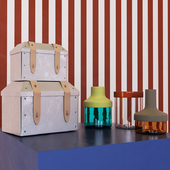 IKEA Chest RYUSSBI and Vases IKEA PS