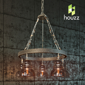 Troy Lighting F3135 Menlo Park Single Tier Chandelier