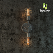 Troy Lighting B3812 Conduit Old Silver Wall Sconce