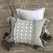 Pillows in country style