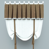 Curtains in country style