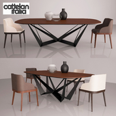 Cattelan Skorpio table and chair Magda