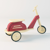 Children's wooden skutor