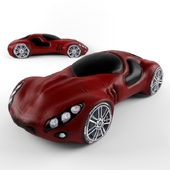 Clay figurines car