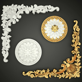Classical moldings, socket