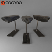 Stone coffee table