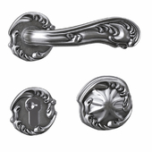 Classic Door Handle in silver