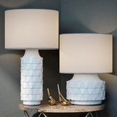 Ceramic Texture Table Lamp - Tall