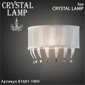 Sconce Crystal Lamp B1681-1WH