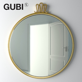 Circular wall mirror