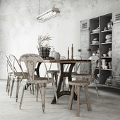 TABLE&CHAIRS SET