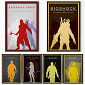 Posters on the theme of computer games №1