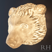 Overnight Restoration Hardware Bear Head