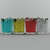 Glass and ice