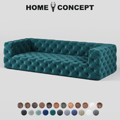 OM Tribeca triple sofa quilted, Tribeca Tufted 3 Seater