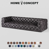 OM Four-seater Tribeca quilted sofa, Tribeca Tufted 4 Seater