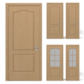 Interior doors light wood