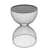 Metal wire pedestal, topim black La Redoute Interieurs