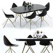 BoConcept Ottawa Table and Chair