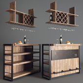City Bar Counter Nook & Cranny (vray GGX)
