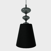 Lamp Suspended Lumina Deco "Veneziana W1 Black"