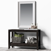 Console HAVSTA with decor