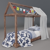 Children's bed sea