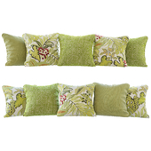 Pillows yellow green YOU