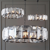 Chandelier RH Harlow Crystal Round Chandelier 10