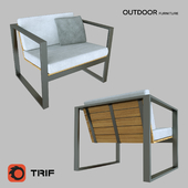 Armchair outdoor,trif mebel