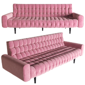 KARE Sofa Milchbar Velvet Mauve 3-Seater (vray NEXT)