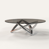 Chrome coffee table