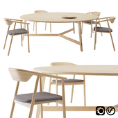 Mawari Table by De Padova