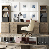 Pottery barn LIVINGSTON LATERAL FILE CABINET BOOKCASE
