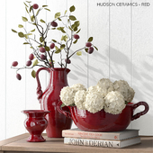 Pottery Barn HUDSON CERAMICS - RED