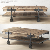 Pottery barn WILLIAMS RECLAIMED WOOD COFFEE TABLE