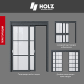 OM Doors HOLZ: a collection of INTERIOR PARTITIONS