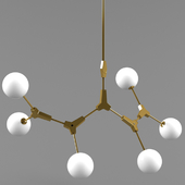 Molecular shaped chandeliers