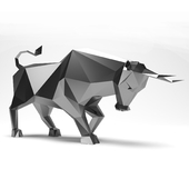 Bull low poly