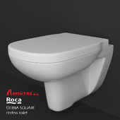 ROCA DEBBA SQUARE rimless hanged toilet