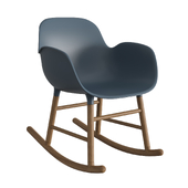 Form rocking armchair