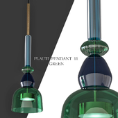 Flauti green pendant