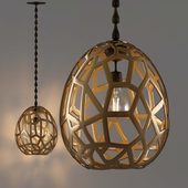 Lattice pendant lamp