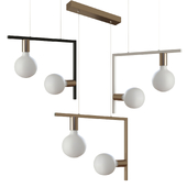 Rossini Illuminazione Twin chandelier 1