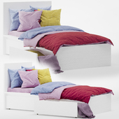 Ikea malm single bed