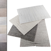 Collection of realistic carpets | RH Mara performance handwoven rug