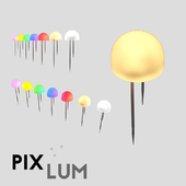 OM PIXLED Spotlights - Pixels with PIXCAP Caps Ball 1/2 Starry Sky for PIXLUM Conductive Panels